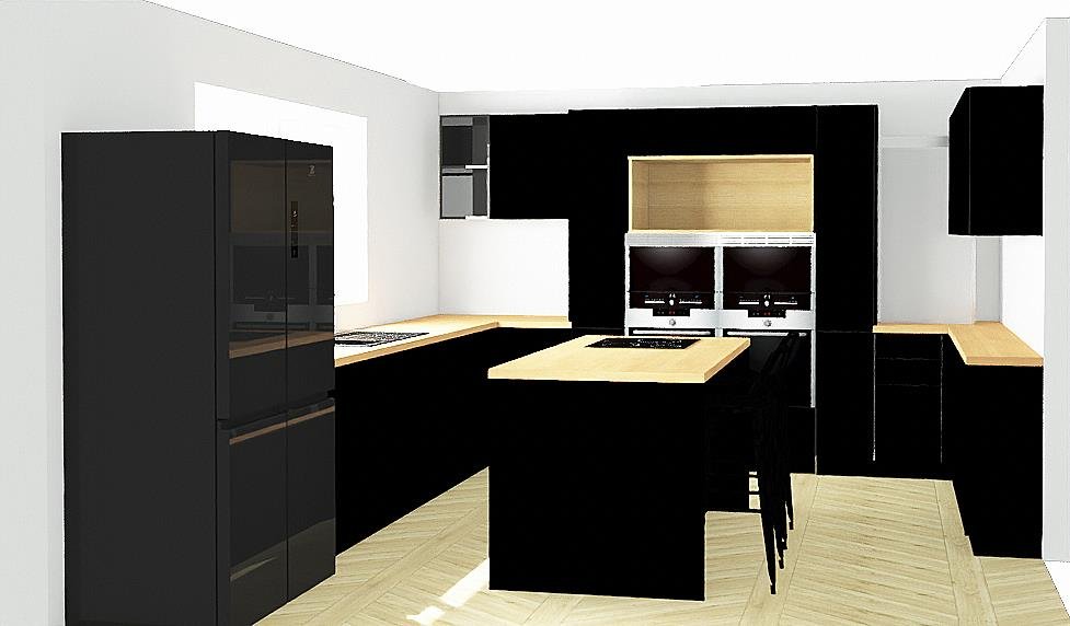 Rendu 3D Suite avec Dressing et Terrasse
